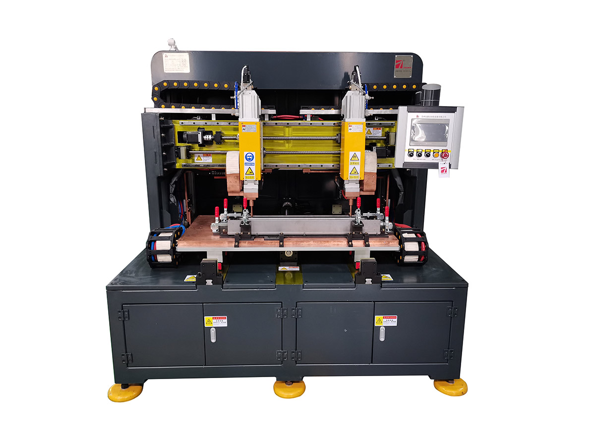 貨架層板加強筋雙頭自動點焊機定制項目介紹