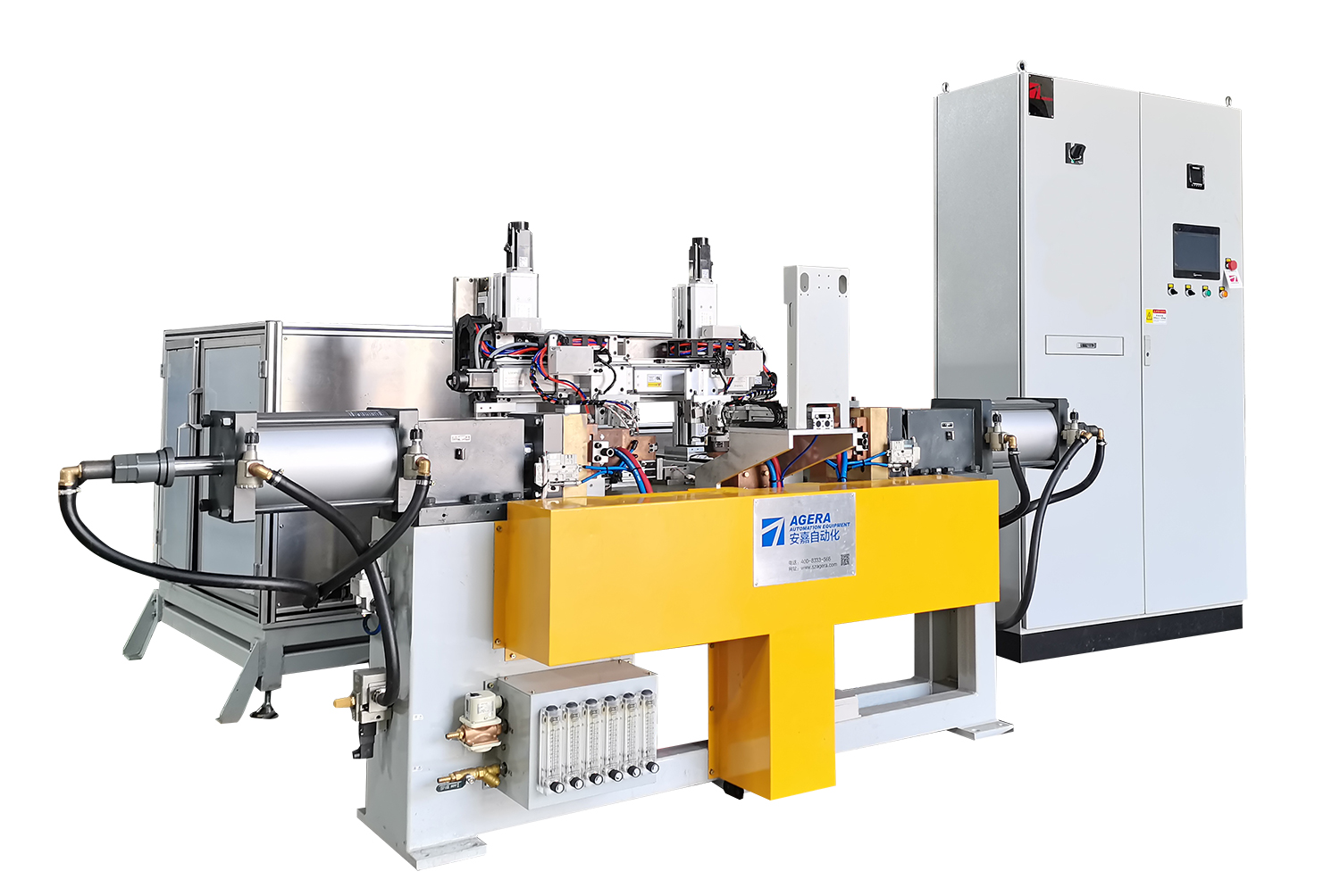汽車底盤C型調整塊自動凸焊機