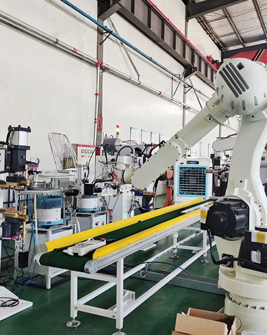 空調外殼全自動螺母凸焊工作站