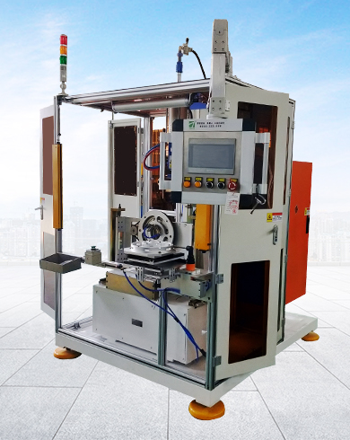 汽車發動機抱箍自動點焊工作站